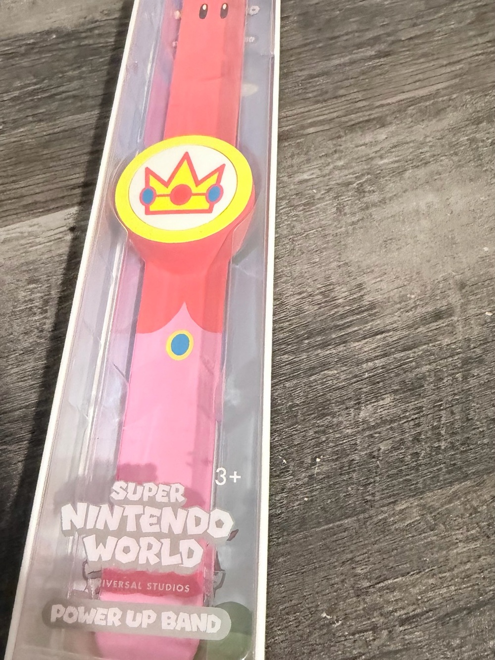 Nintendo Pink Power Up Band with Crown Emblem princess peach